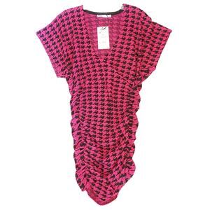 ZARA Short Sleeve Sweater Dress Womens Size M Pink NWT